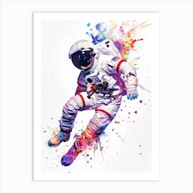 Astronaut Canvas Print 3 Art Print