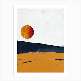 Sunset Ii Canvas Print Minimalism Art Print