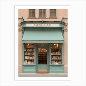 Retro Bookshop Photography Wes Anderson Style Art Print