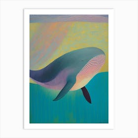 Whale Abstract Painting 2 Art Print