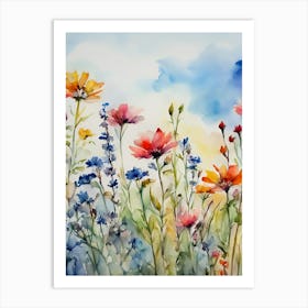 Wildflowers Art Print