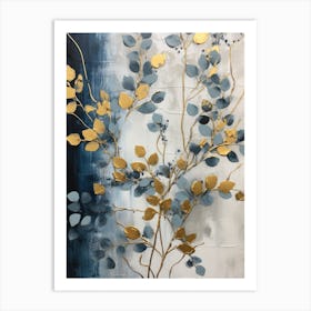 Gold Leaf Tree Art Print