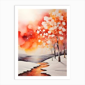 Winter Scene Art Print