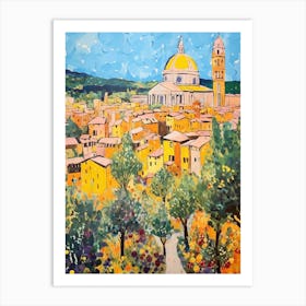 Siena Italy 1 Fauvist Painting Art Print