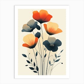 Poppies 58 Art Print