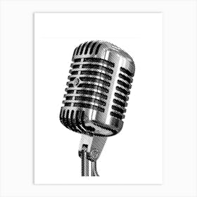 Microphone Art Print