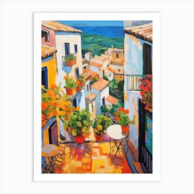 Sicily Italy 1 Fauvist Painting Art Print