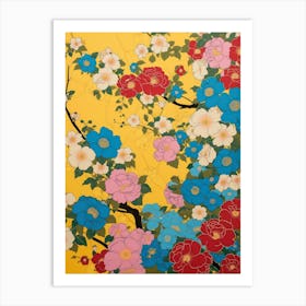 Hokusai Great Japan Botanical Japanese 10 Art Print