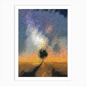 Tree and The Sky Art Print