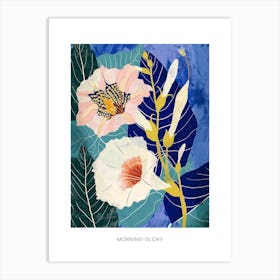 Colourful Flower Illustration Poster Morning Glory 2 Art Print