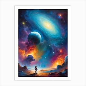 Galaxy And Space Art Print