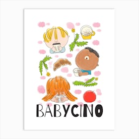 Babycino Art Print