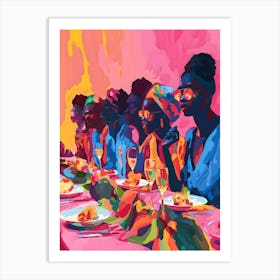 Dinner Party Art Print