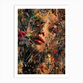 Woman'S Face 111 Art Print