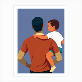 Father And Son Art Print