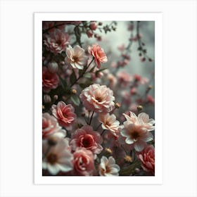 Pink Flowers 2 Art Print