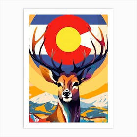 Colorado Deer Art Print