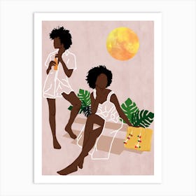 Sunlit Queens Art Print