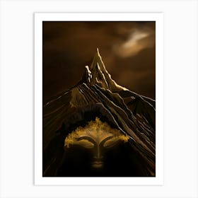 As Quiet and Still as a Mountain Art Print