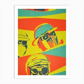 Mf Doom Colourful Pop Art Art Print