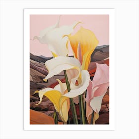 Calla Lily 1 Flower Painting Art Print