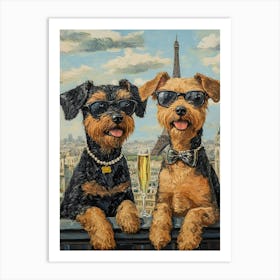 Airedale Whimsy 20 Art Print