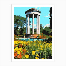 Brooklyn Botanic Garden, Cats Pop Art 3 Art Print