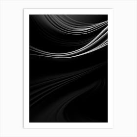 Black Art Digital Texture 2 Art Print