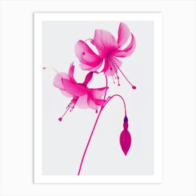 Hot Pink Fuchsia 2 Art Print