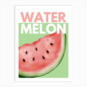 Watermelon Kitchen Illustration Art Print