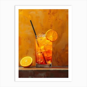 Aperol Spritz Orange 32 Art Print