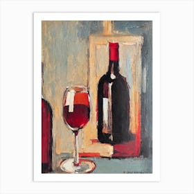 Nero D'Avola Oil Painting Cocktail Poster Art Print