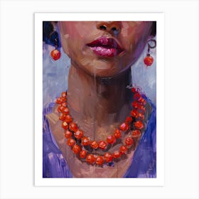 African Woman 10 Art Print