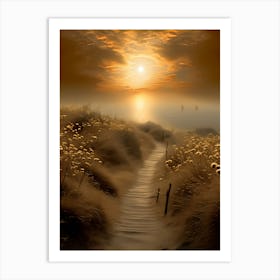 Path To The Sea Art Print