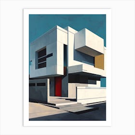 Modern Architecture Minimalist 5 Art Print