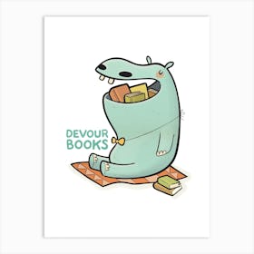 Devour Books Art Print