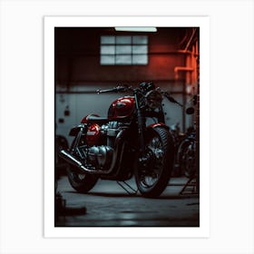 Triumph Bonneville 10 Art Print