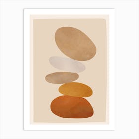 Colorful Abstract Stones 1 Art Print