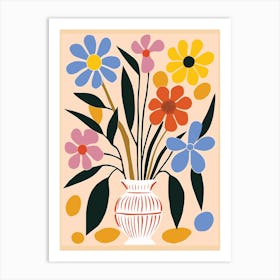 Flowers In A Vase 63 Art Print