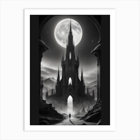 Castle Of The Moon Art Print