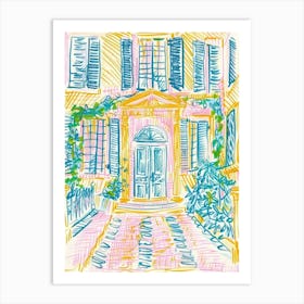 Doors And Gates Collection Chateau Versoix, Switzerland 3 Art Print