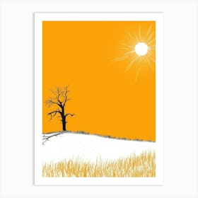 Lone Tree 8 Art Print