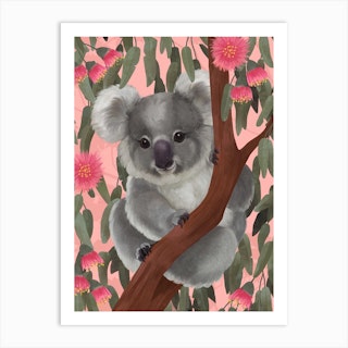 G'Day Koala Art Print