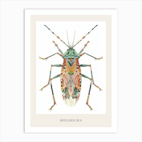 Colourful Insect Illustration Boxelder Bug 13 Poster Art Print