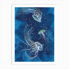 Jellyfish Galaxy Art Print