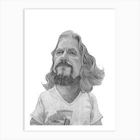 The Dude Art Print