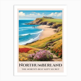 Northumberland Beach Art Print