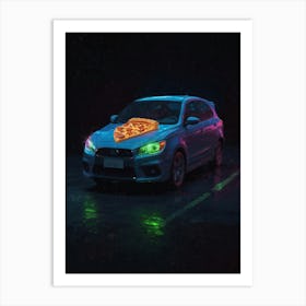 Pizza Car 1 Art Print