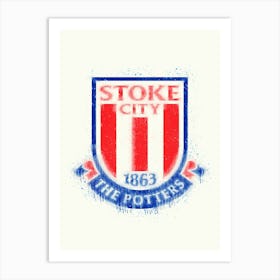 Stoke City 1 Art Print