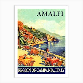 Amaffi Campania, Italy Art Print